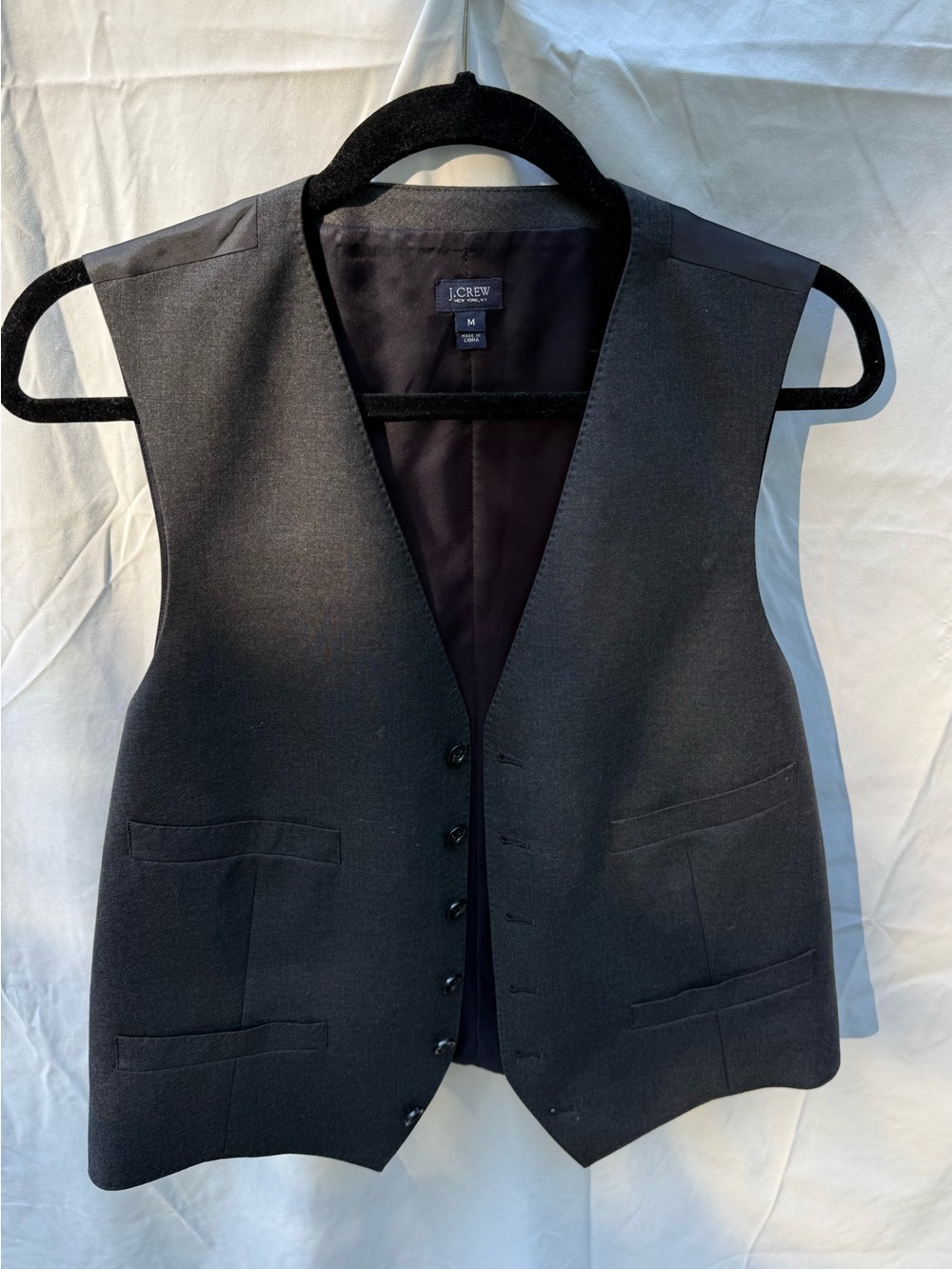 J. Crew Loro Piana Super 120s Wool Men’s Suit Vest